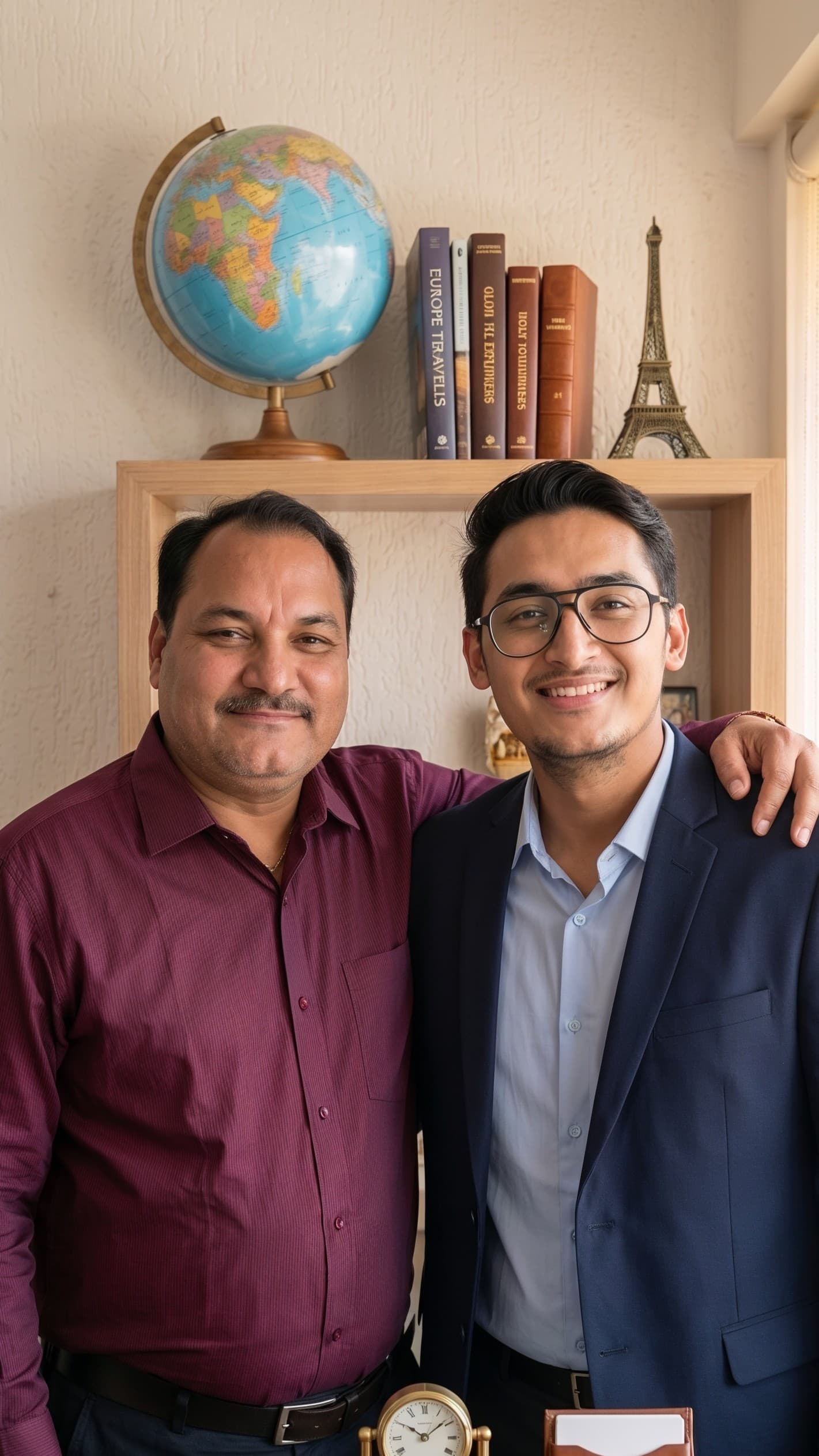 Vikas Thacker and Raj Thacker of Rajal Tourism, Gandhidham